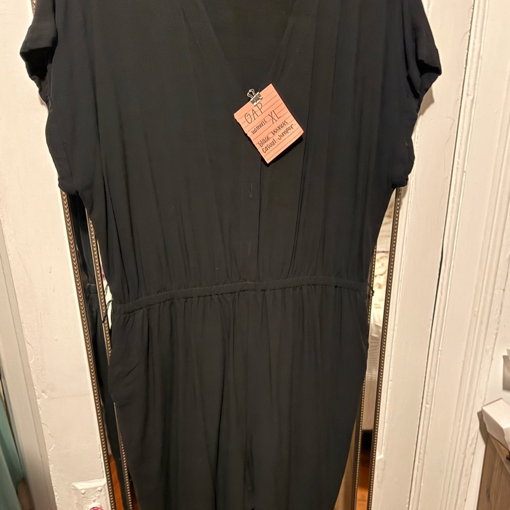 GAP black pantsuit